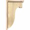 Ekena Millwork Del Monte Rough Sawn Corbel w/Backplate, Douglas Fir, 8"W x 12"D x 20"H COR08X12X20DEL01RDF - alternate 2